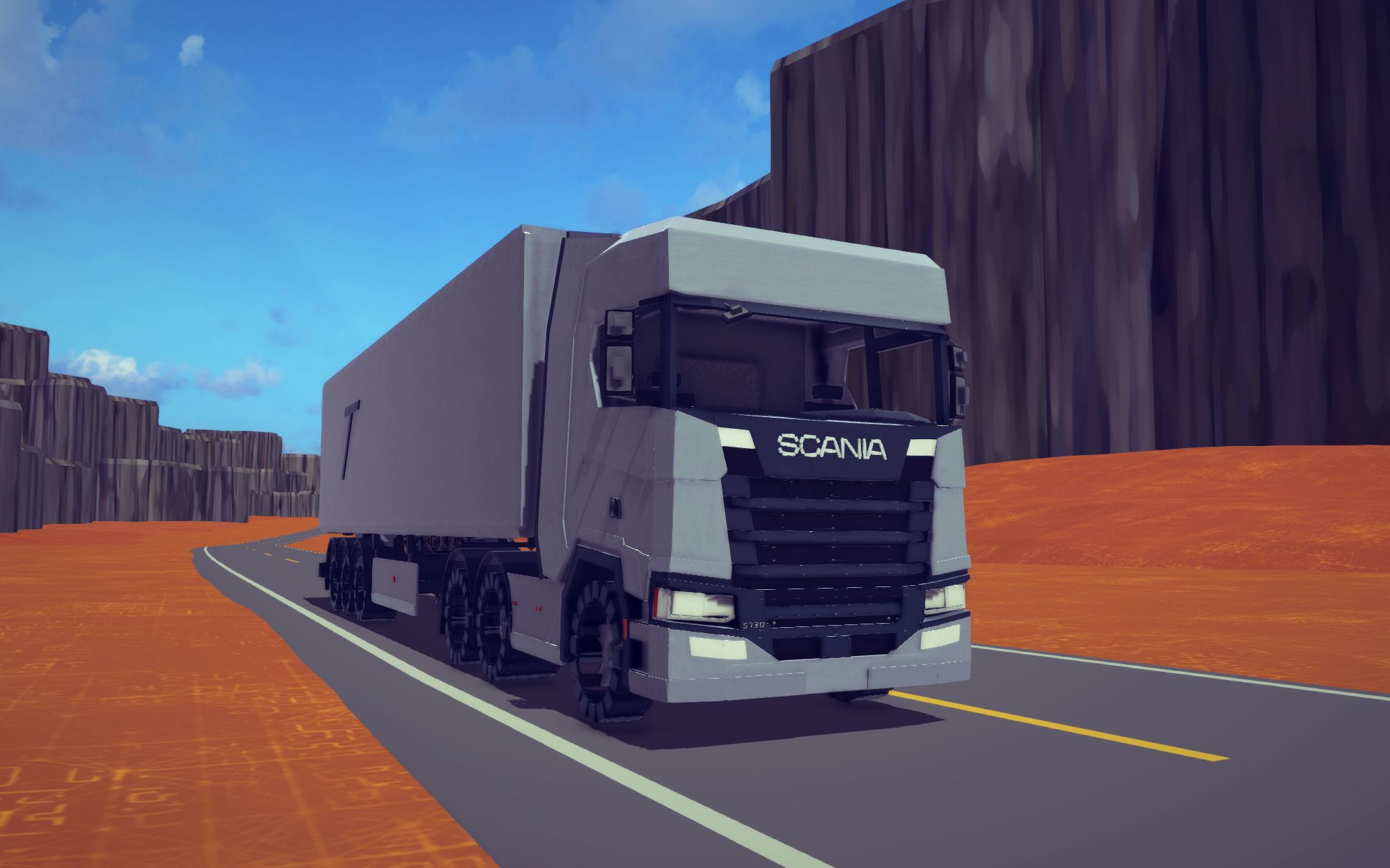 【围攻】斯堪尼亚s730重制版(疑似已经不属于仿真传动)