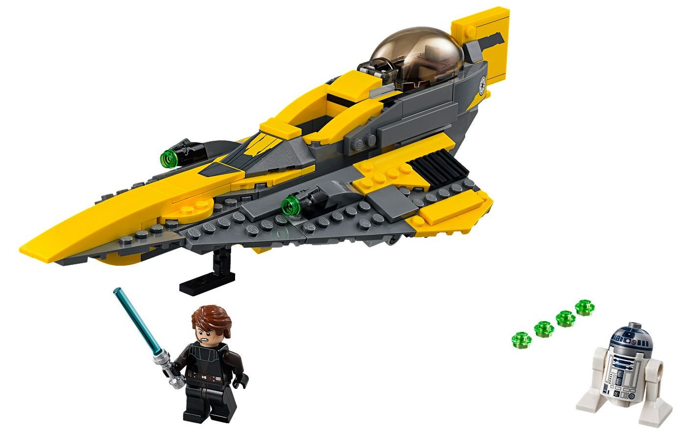 乐高 lego 75214 星球大战 安纳金的绝地星际战机 2018速拼评测