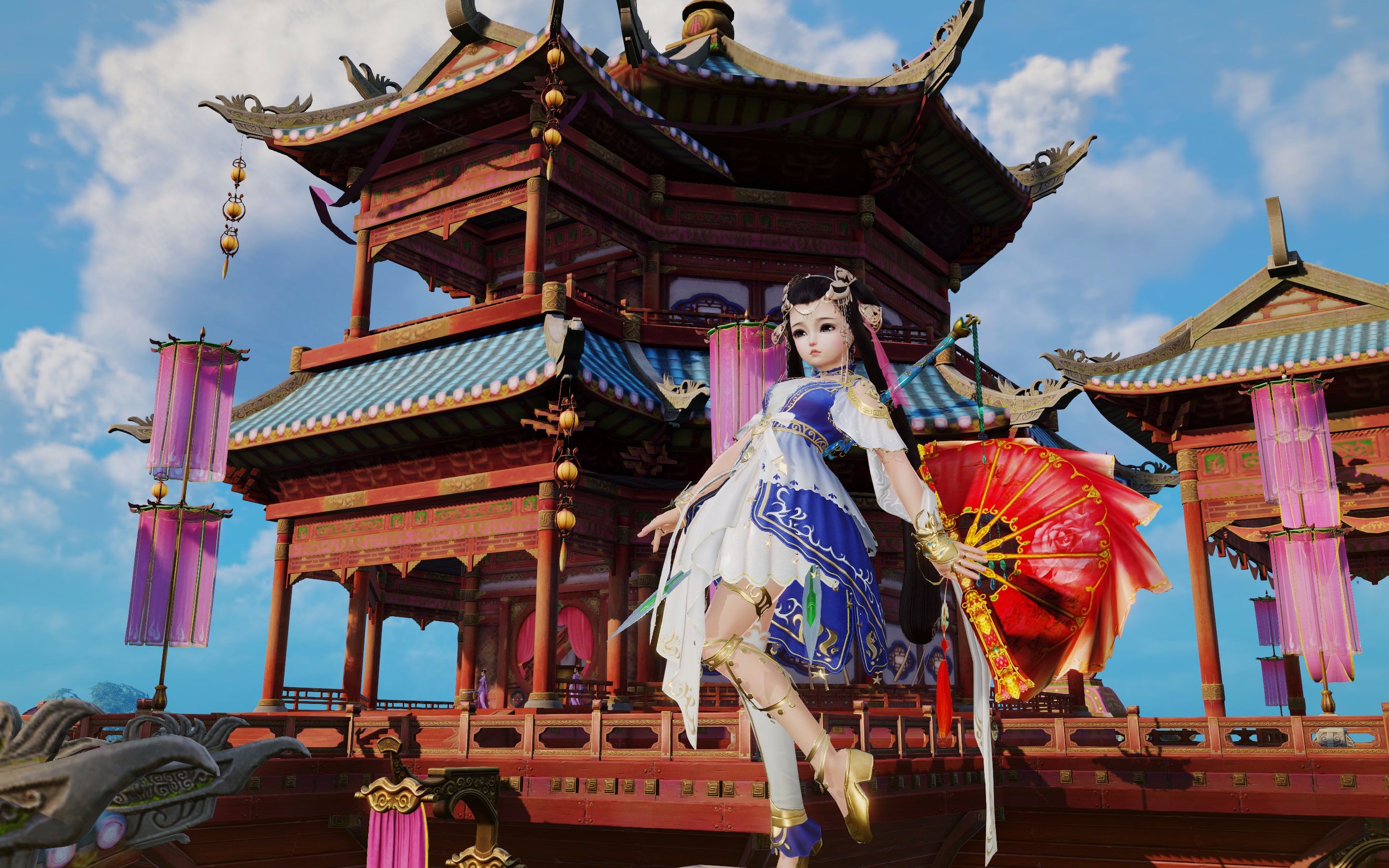 【剑网三】重制版奶秀技能特效