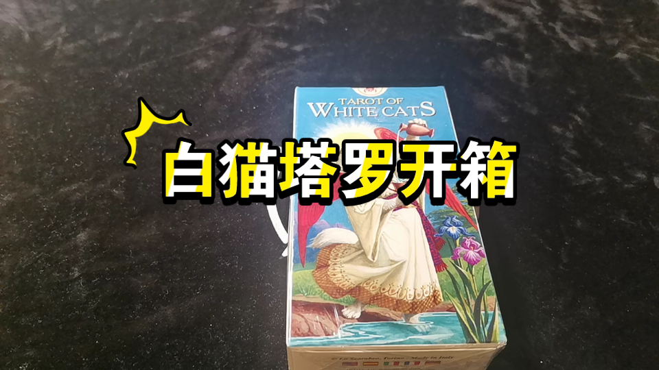 白猫塔罗开箱white cat tarot 和国产小牌对比