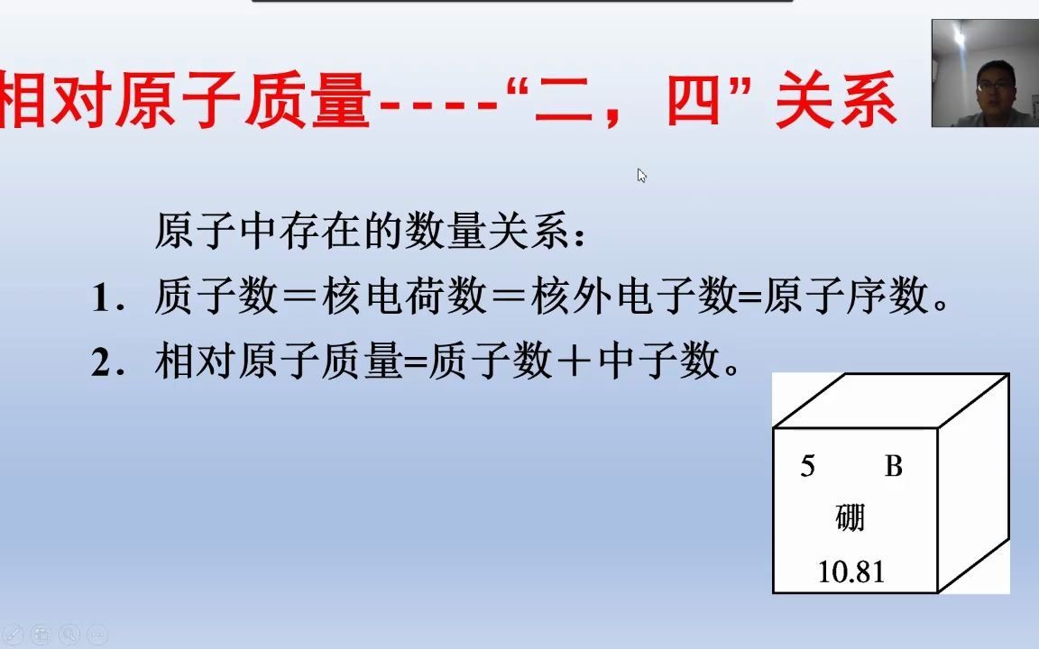 初三化学相对原子质量“二,四”关系哔哩哔哩bilibili