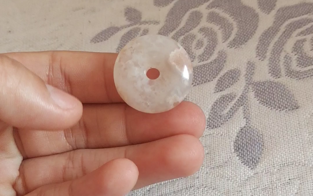 樱花玛瑙,平安扣,11号