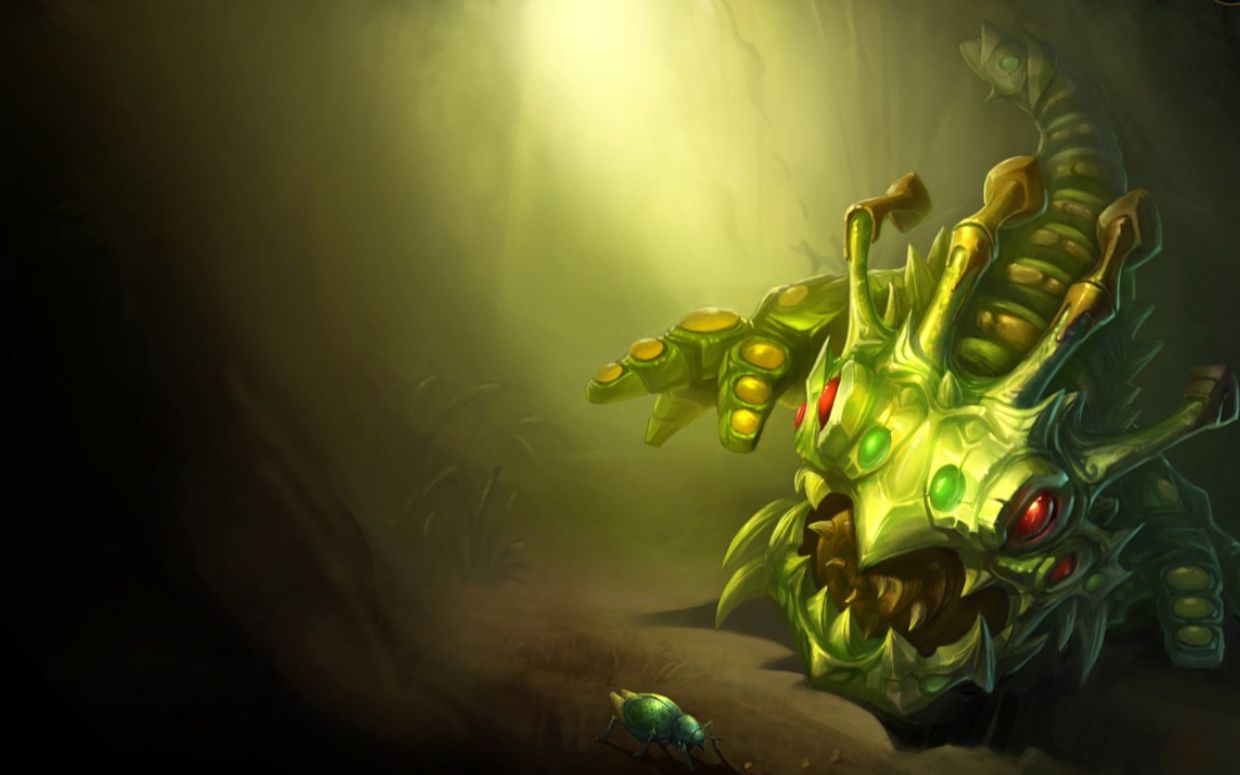 毛毛虫 克格莫,大嘴皮肤视频