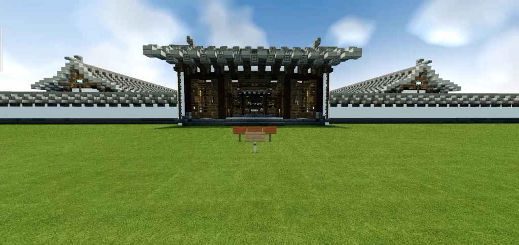 我的世界中式建筑 B站