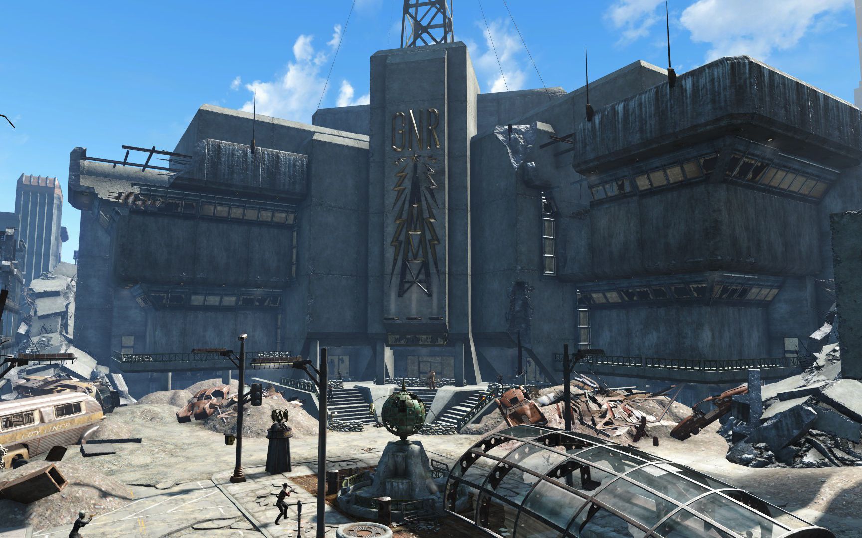 辐射4全新dlc重返辐射3首都废土gnr广场2019游玩实况s01e05