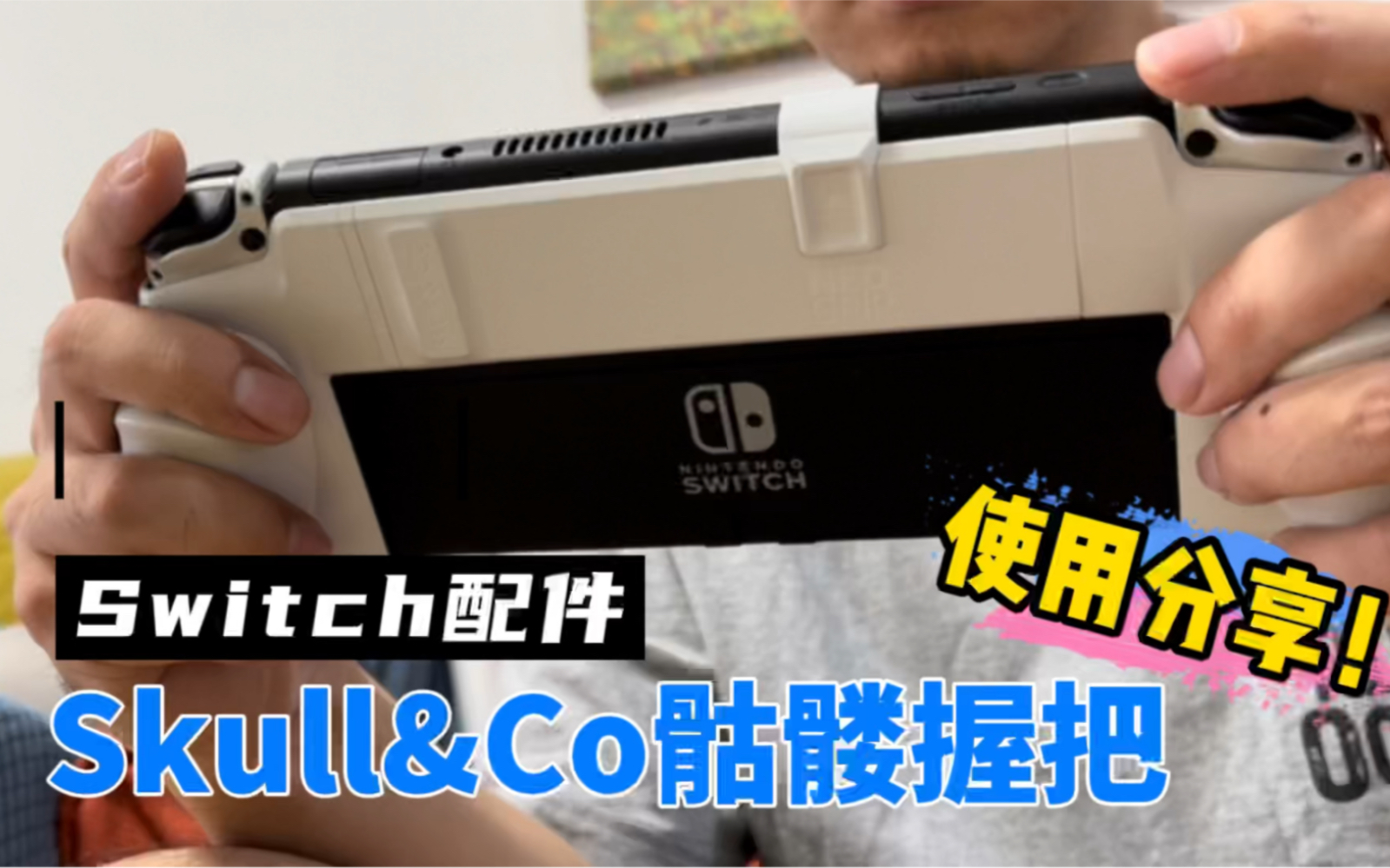 【游戏铺子】这是我买过最贵的Switch握把了,Skull & Co骷髅Switch握把/收纳包开箱+使用分享哔哩哔哩bilibili