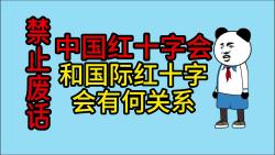 禁止废话:中国红十字会和国际红十字会有何关系哔哩哔哩bilibili