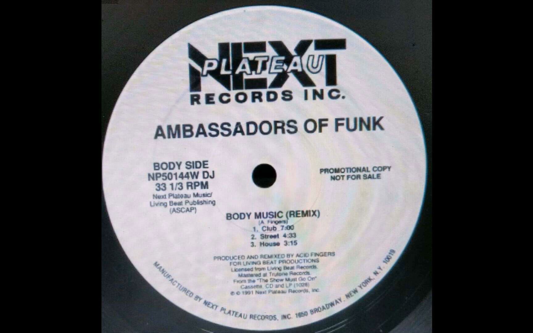 [图]Ambassadors of Funk - Body Music (Club remix)