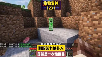 生物变种（23）：驯服苦力怕仆人，居然是一次性用品