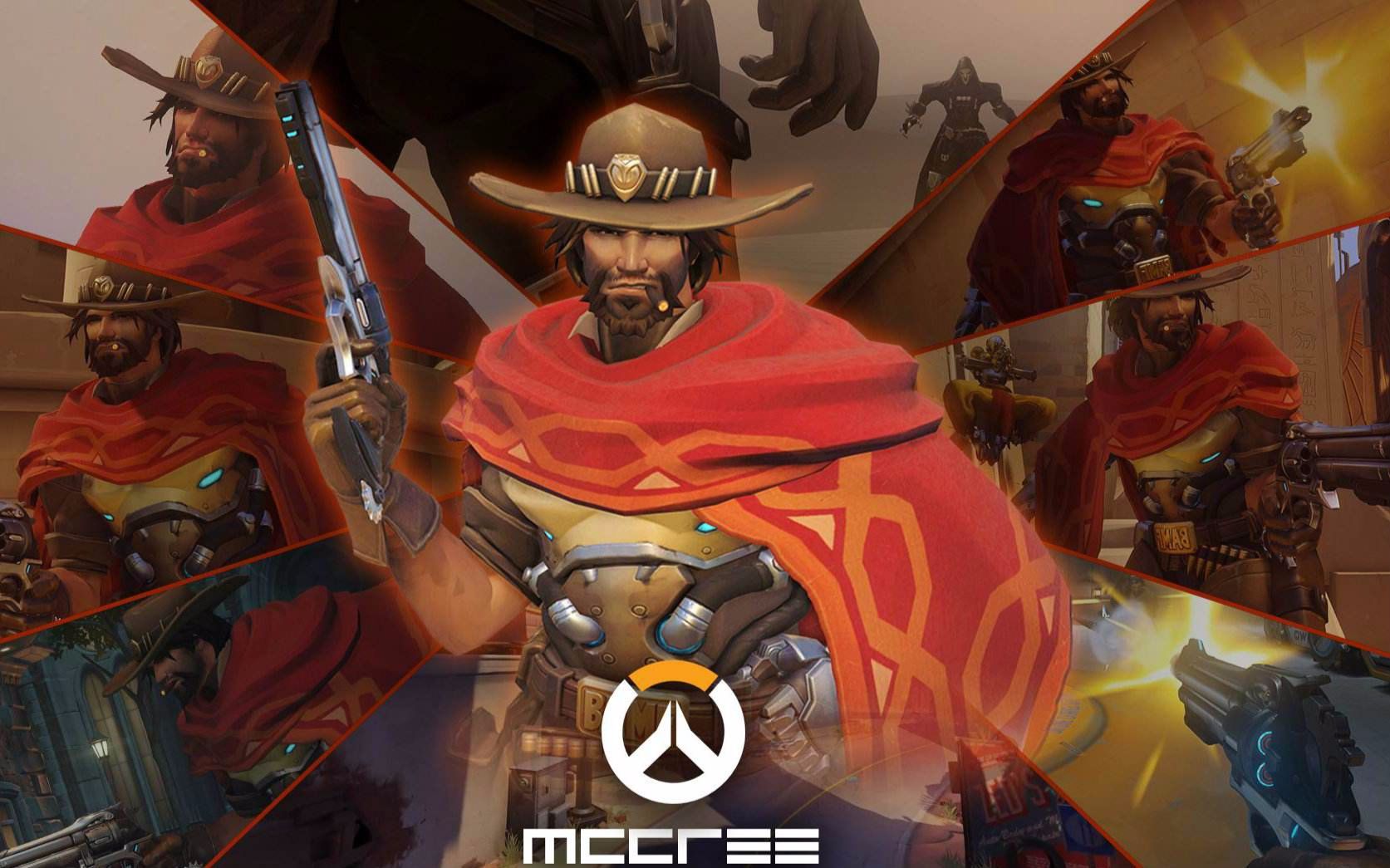 麦克雷正面开大四杀