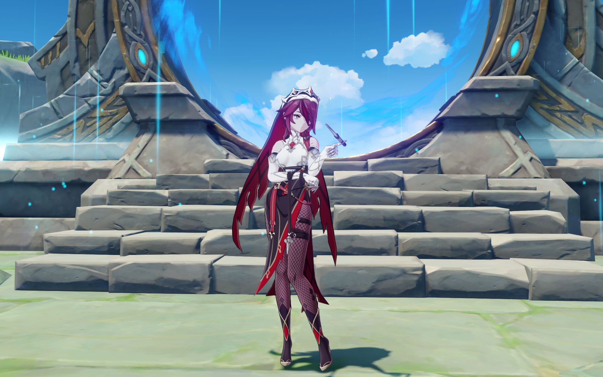 原神罗莎莉亚12-3下(三带一)_哔哩哔哩_bilibili