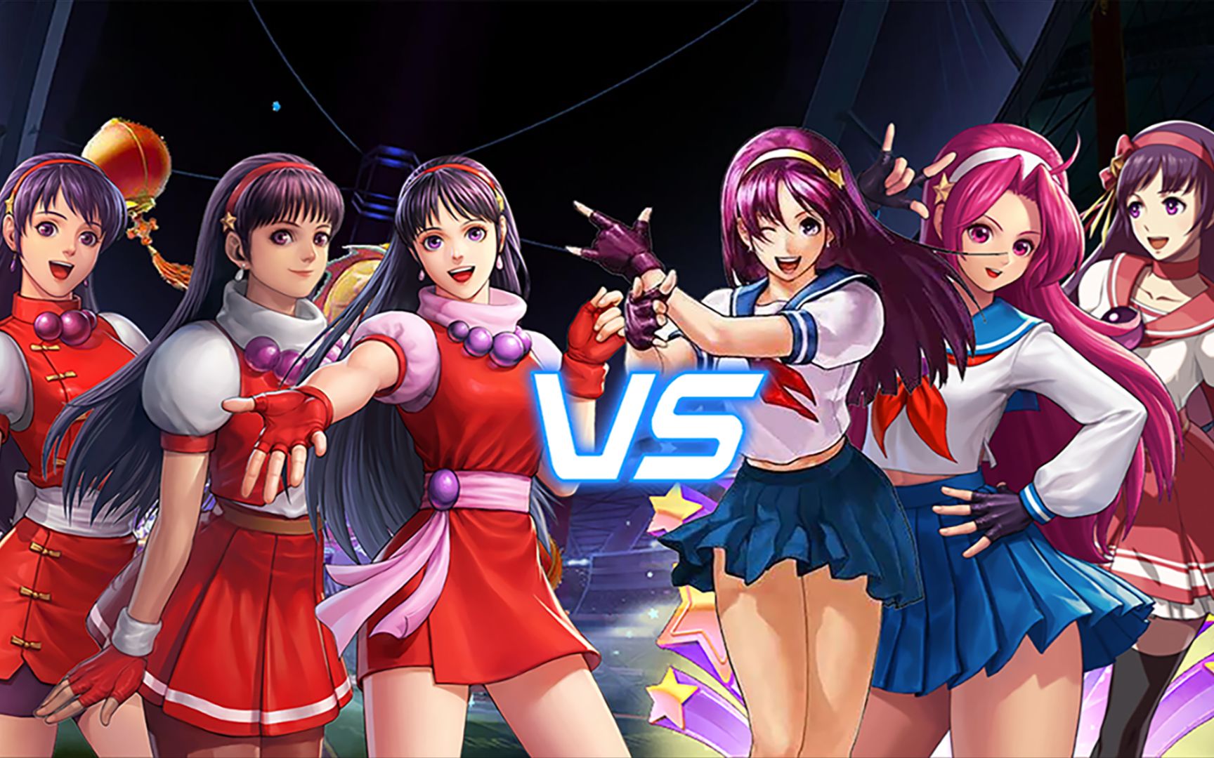 mugen拳术服麻宫雅典娜vs水手服麻宫雅典娜