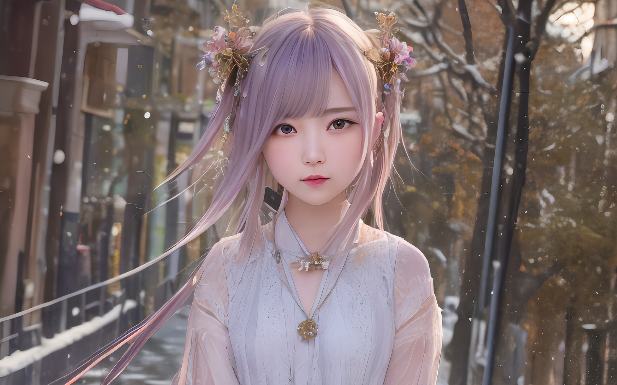 【ai绘画】城市少女流落街头