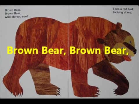 Brown Bear Brown Bear What Do You See-with lyrics-童声唱读-苏嘤嘤R-默认收藏夹-哔哩哔哩视频