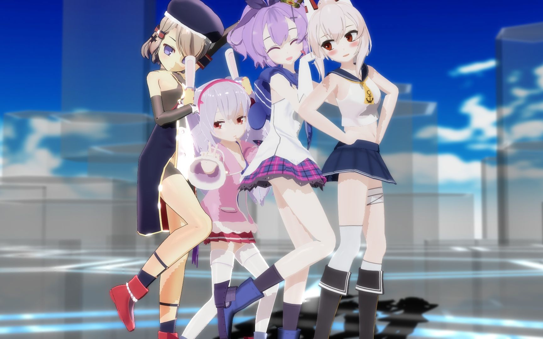 【mmd碧蓝航线】御三家有四个不是常识吗?