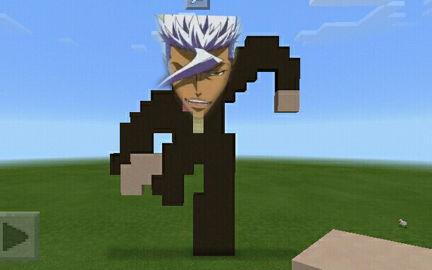 在我的世界里奔跑的奥尔加