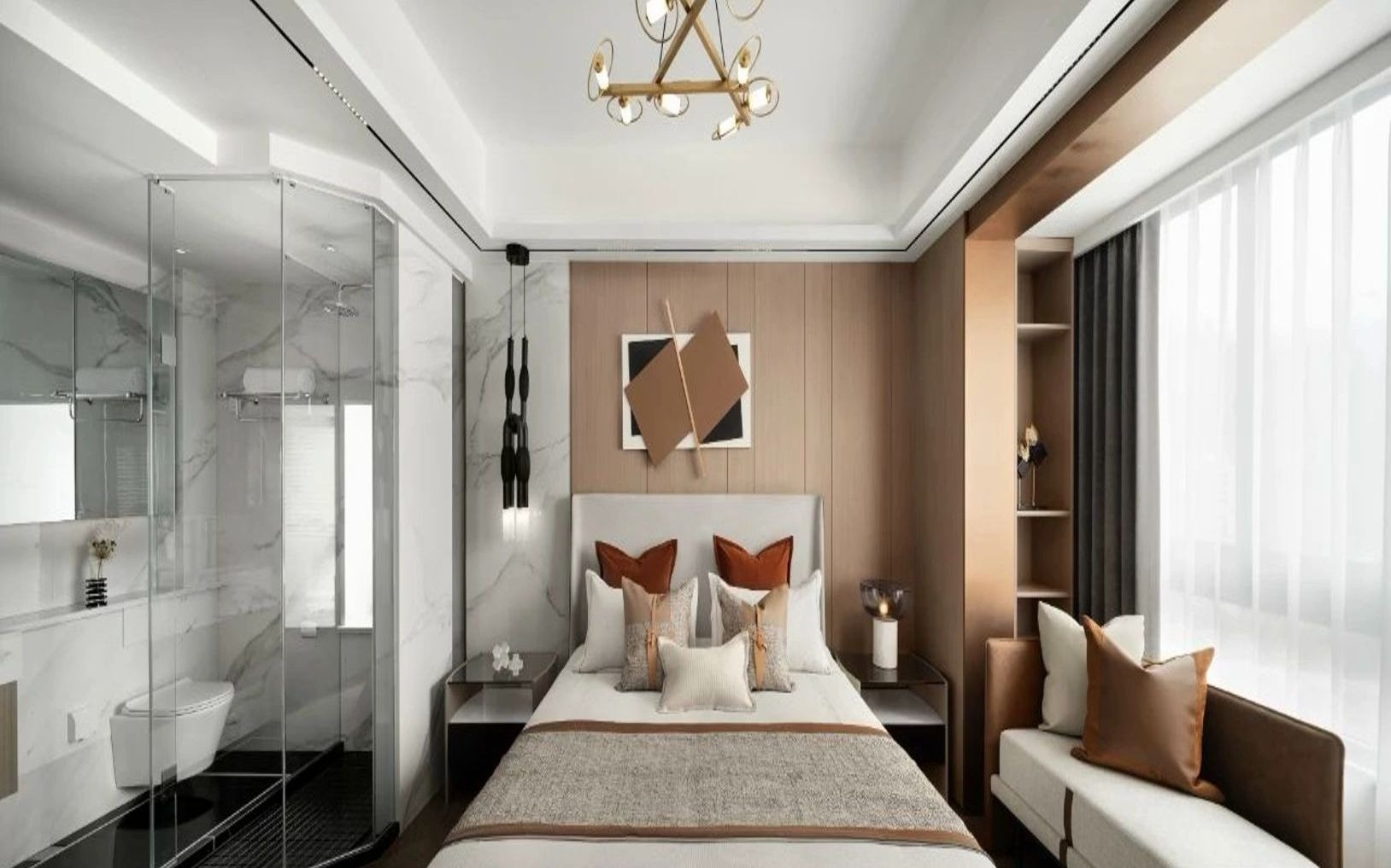 史南桥设计作品的特征 #样板间案例 样板间丨史南桥 重庆 · 彭宋乌