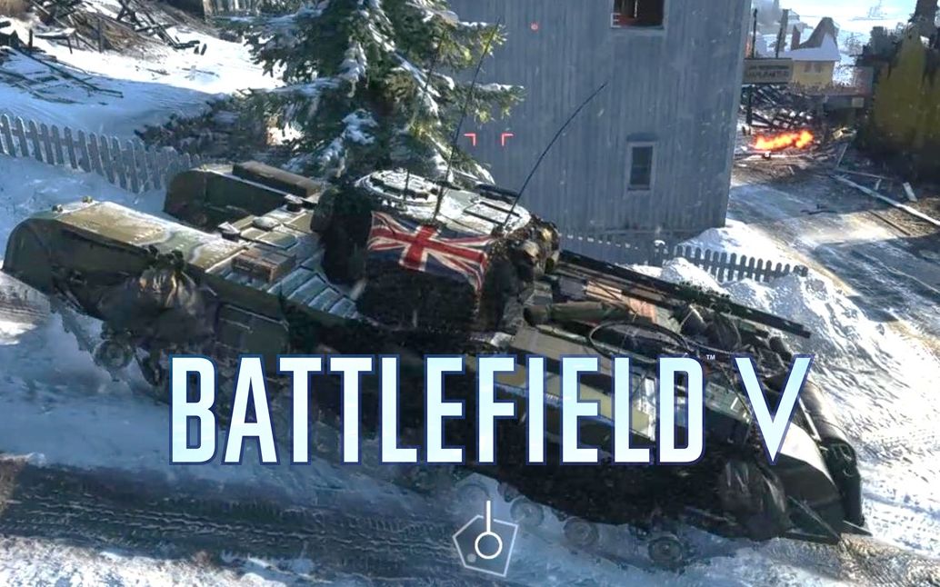 战地5大英帝国的丘吉尔坦克仿佛开去了叙利亚战场空降行动第二天英军