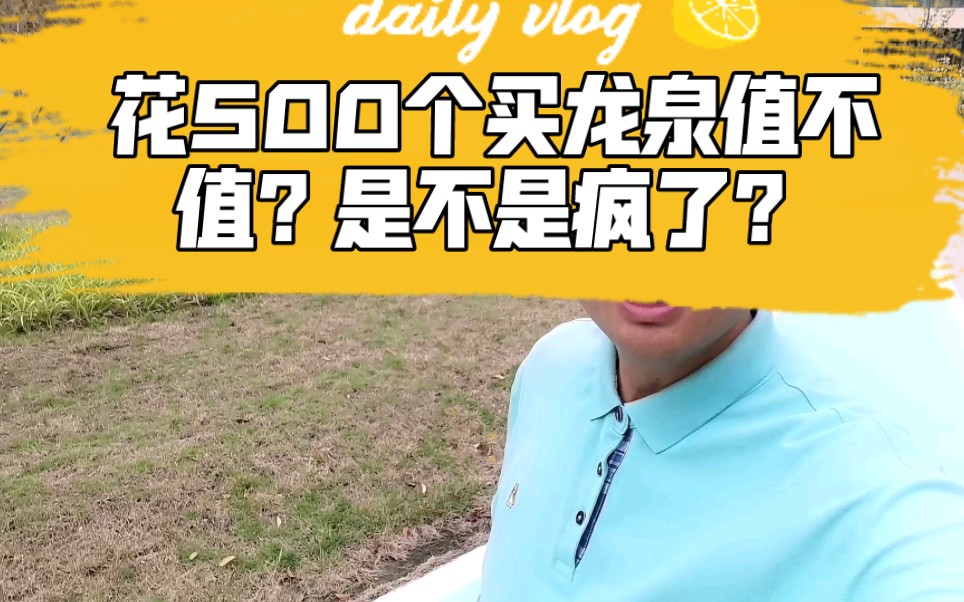 花500个买龙泉值不值?是不是疯了?哔哩哔哩bilibili