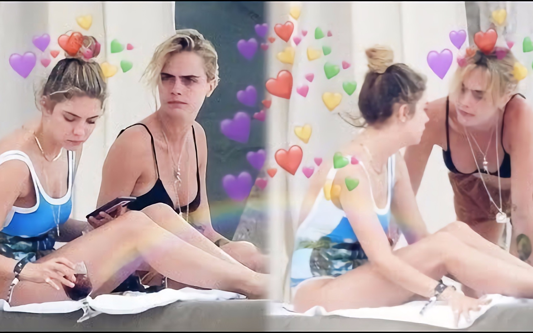 [图]【ABCD】Cara Delevingne & Ashley Benson are the cutest couple!