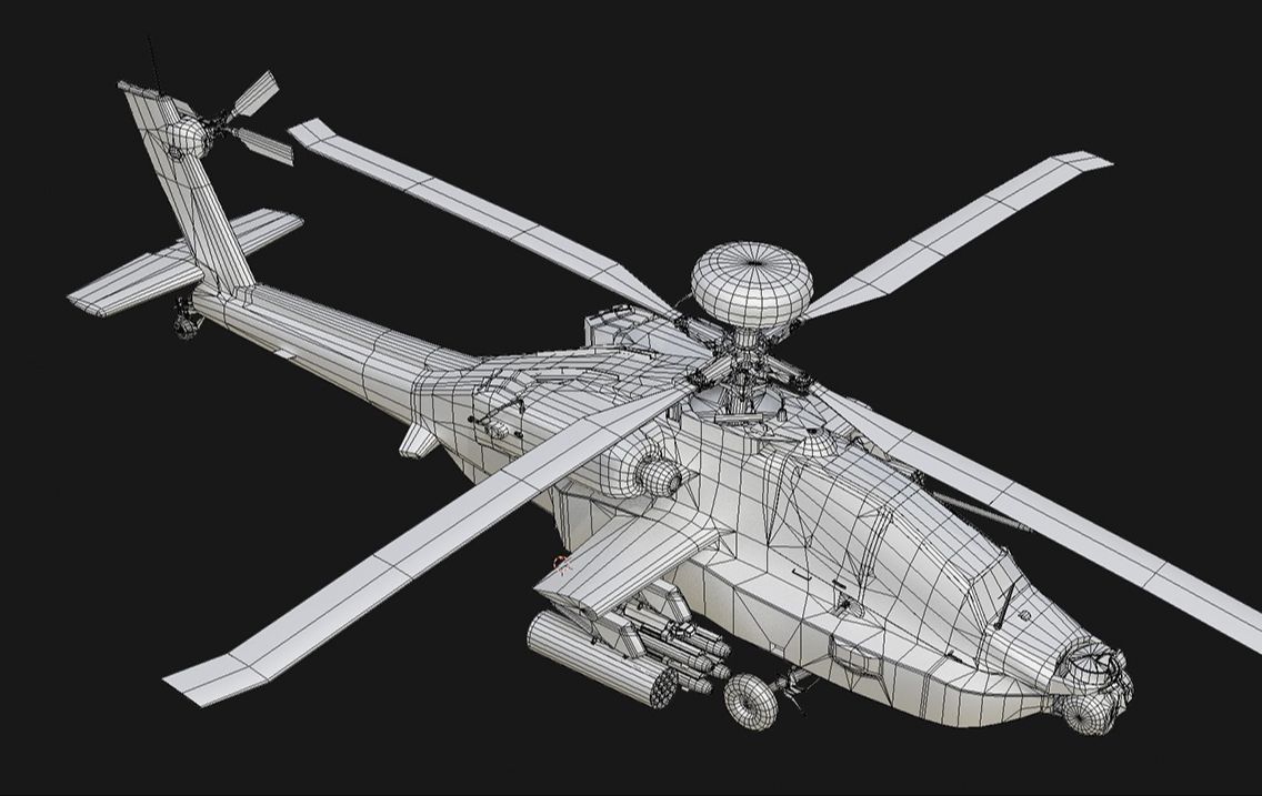 3dmax直升机模型制作,大型机械建模教学哔哩哔哩bilibili