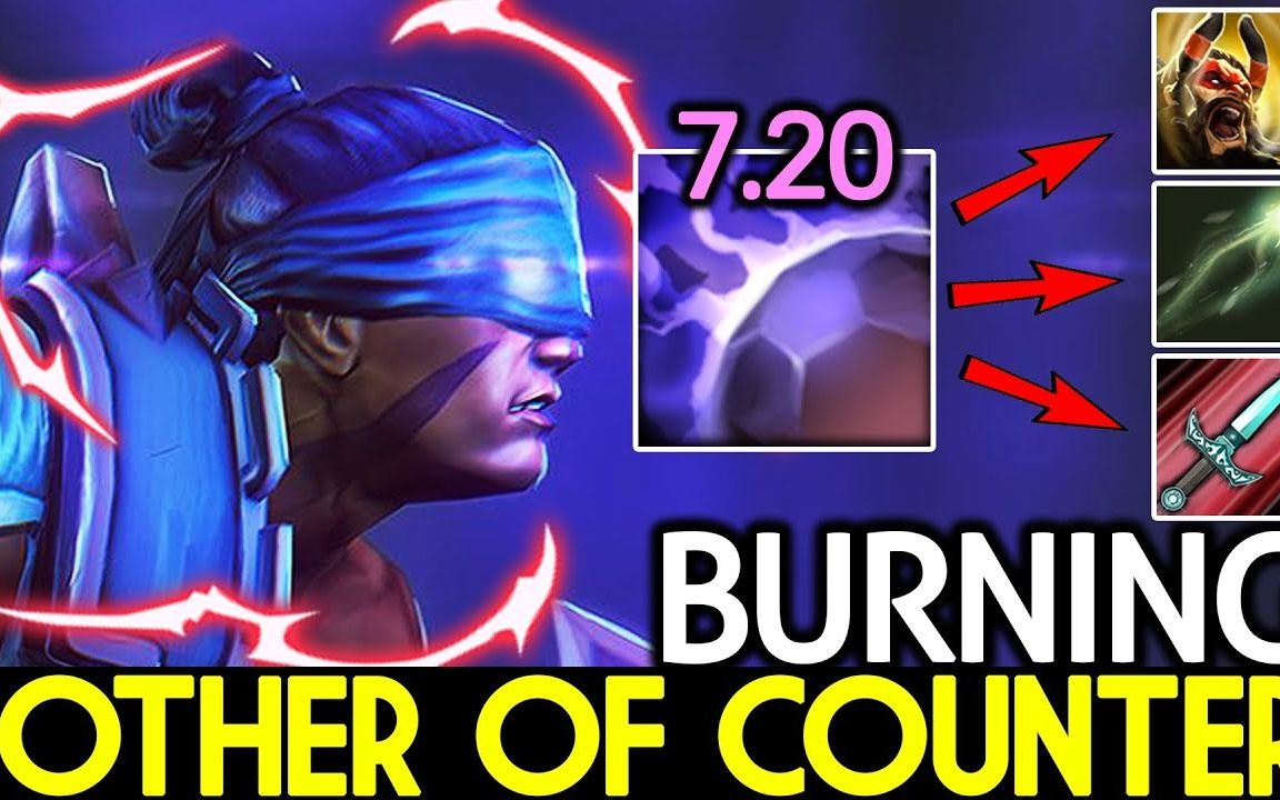 【dota2】burning [不愧是称为神的男人] 招牌敌法师的杀戮秀 by dota