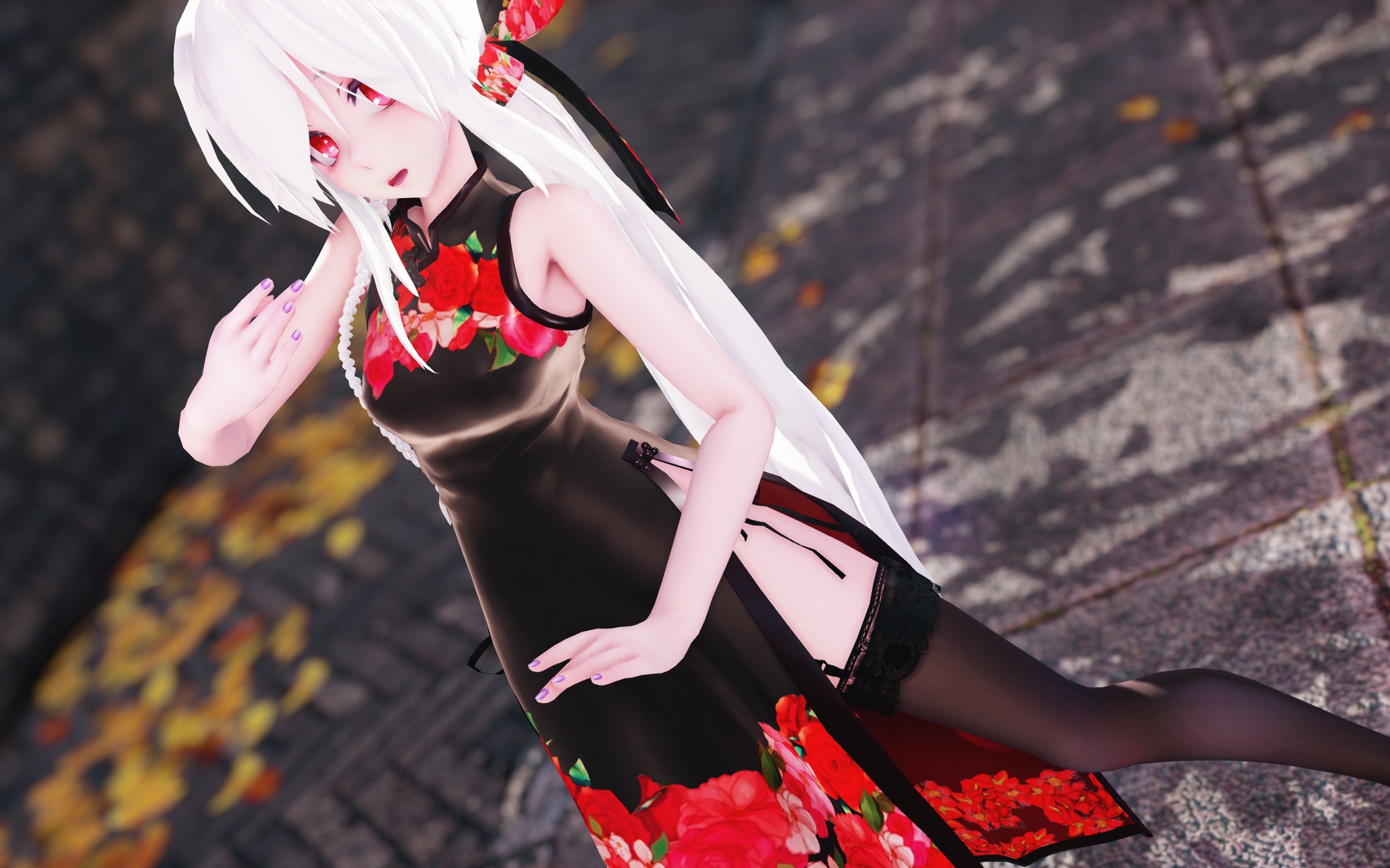 【竖屏mmd/旗袍弱音】不是吧阿sir,这都不心动嘛? 【lamb   广寒宫】