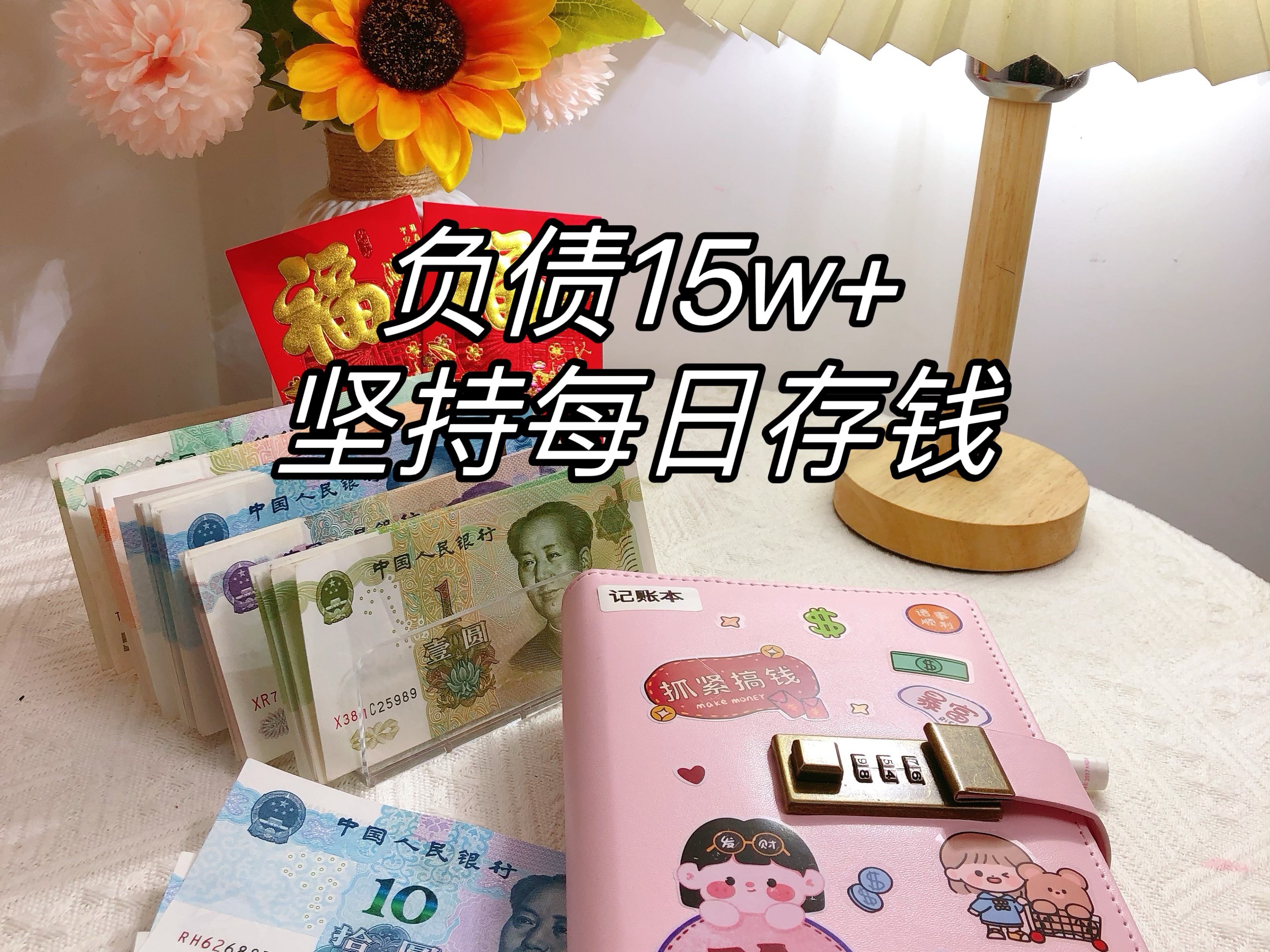 负债15w 存钱|钱95会带着爱回到我们身边