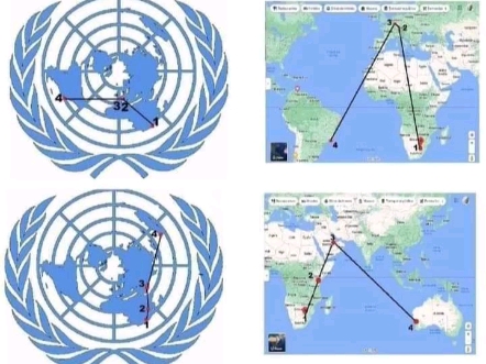 好好想想飞机为什么那么飞 联合国图标为什么是地平图不是球形 别拿你被洗脑了一辈子的球星来跟我说话 您真不配哔哩哔哩bilibili