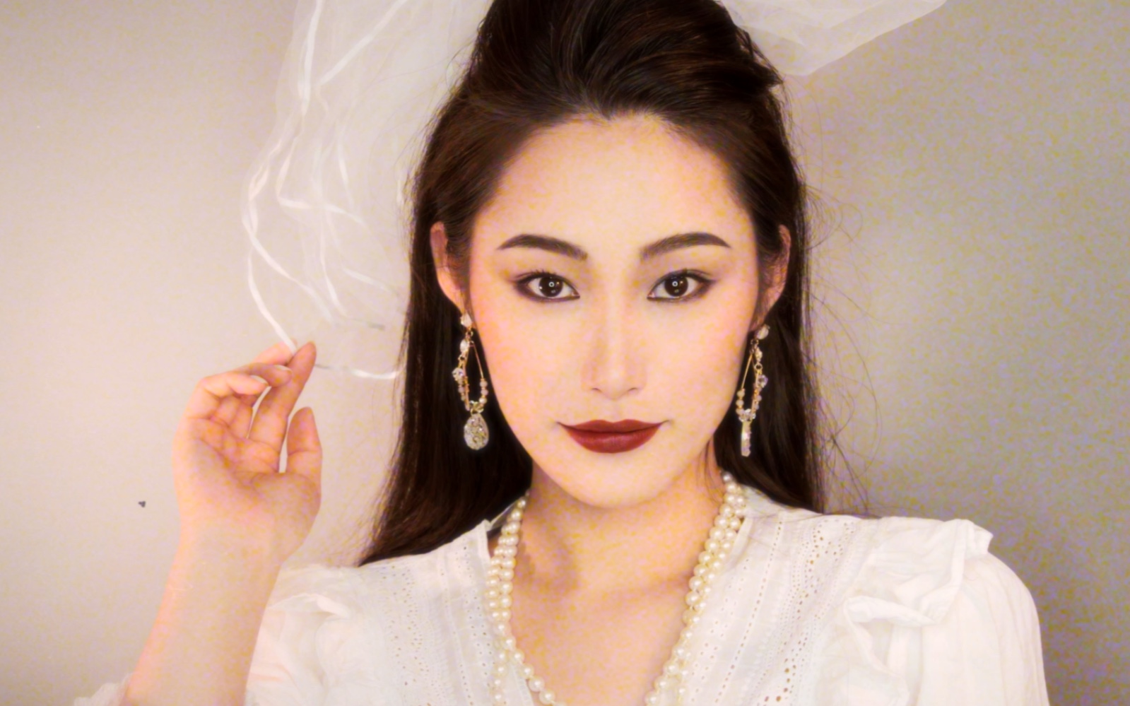 90年代30年前的第一代国模仿妆|复古妆容