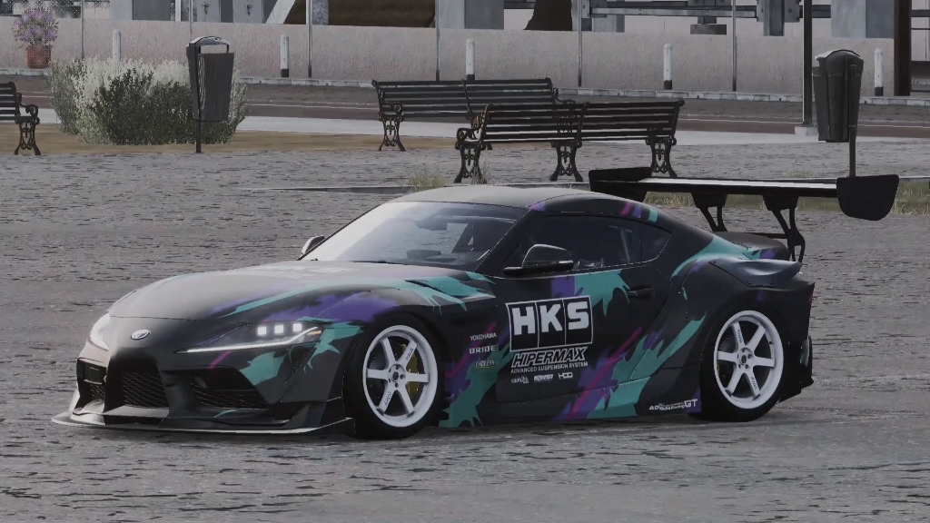 「地平线5」gt86 & hks supra