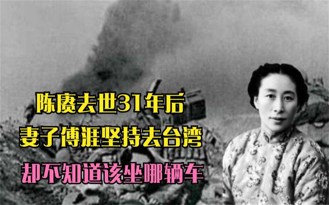 陈赓去世31年后,妻子傅涯坚持去台湾,下飞机后:不知该上哪一辆哔哩哔哩bilibili