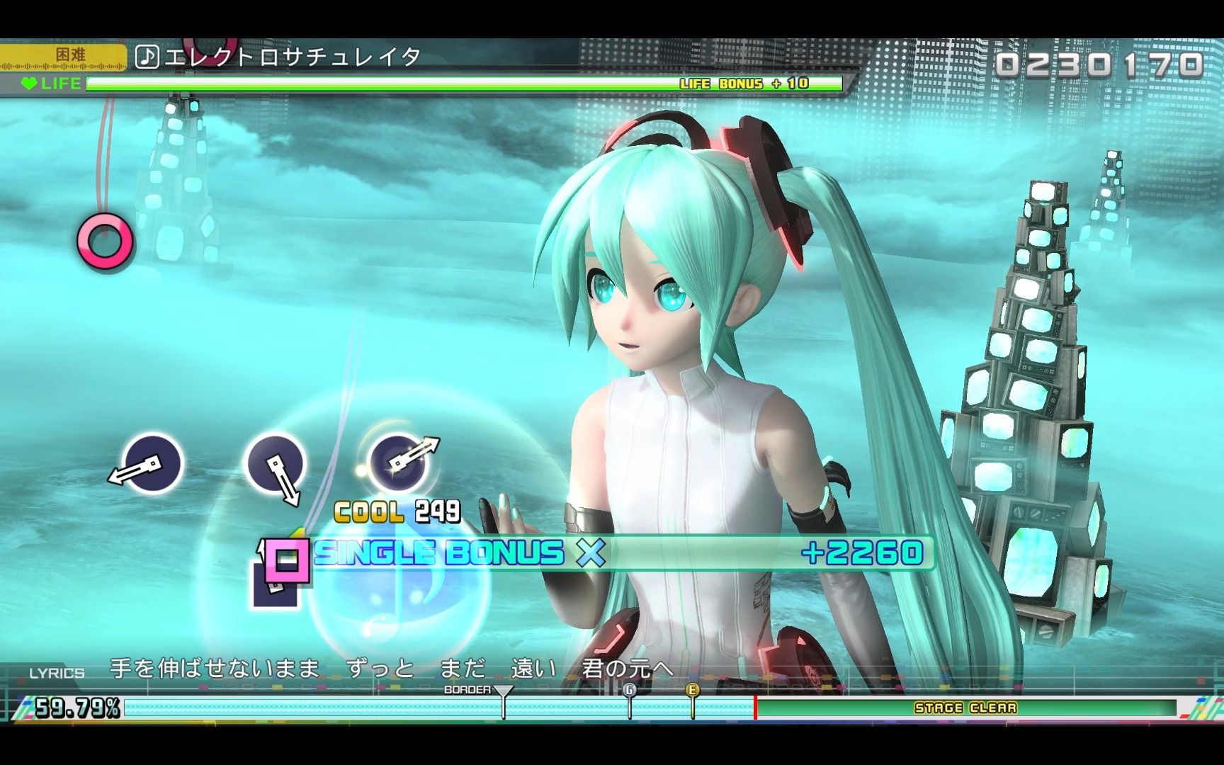 [图]初音未来 Project DIVA Mega39's+ エレクトロサチュレイタ“电子饱和器”(HARD难度）实机游玩