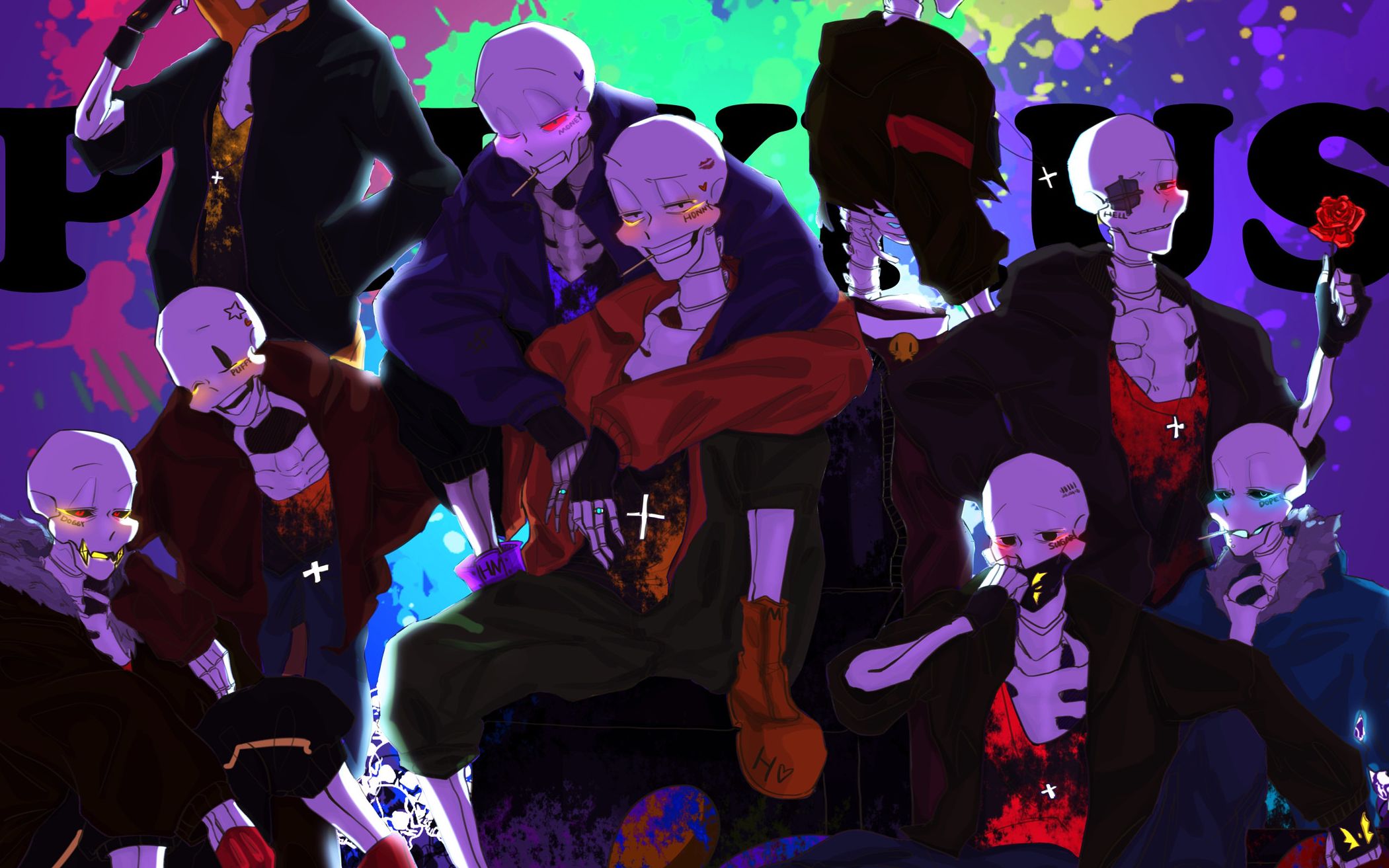 【undertale及au】papy天团的出道mv(虽然很简陋)_哔哩哔哩 (゜-゜)つ