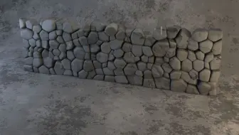 2020答疑191：小亮老师讲解3dmax野生教程，不用插件制作毛石堆积的粗糙石墙