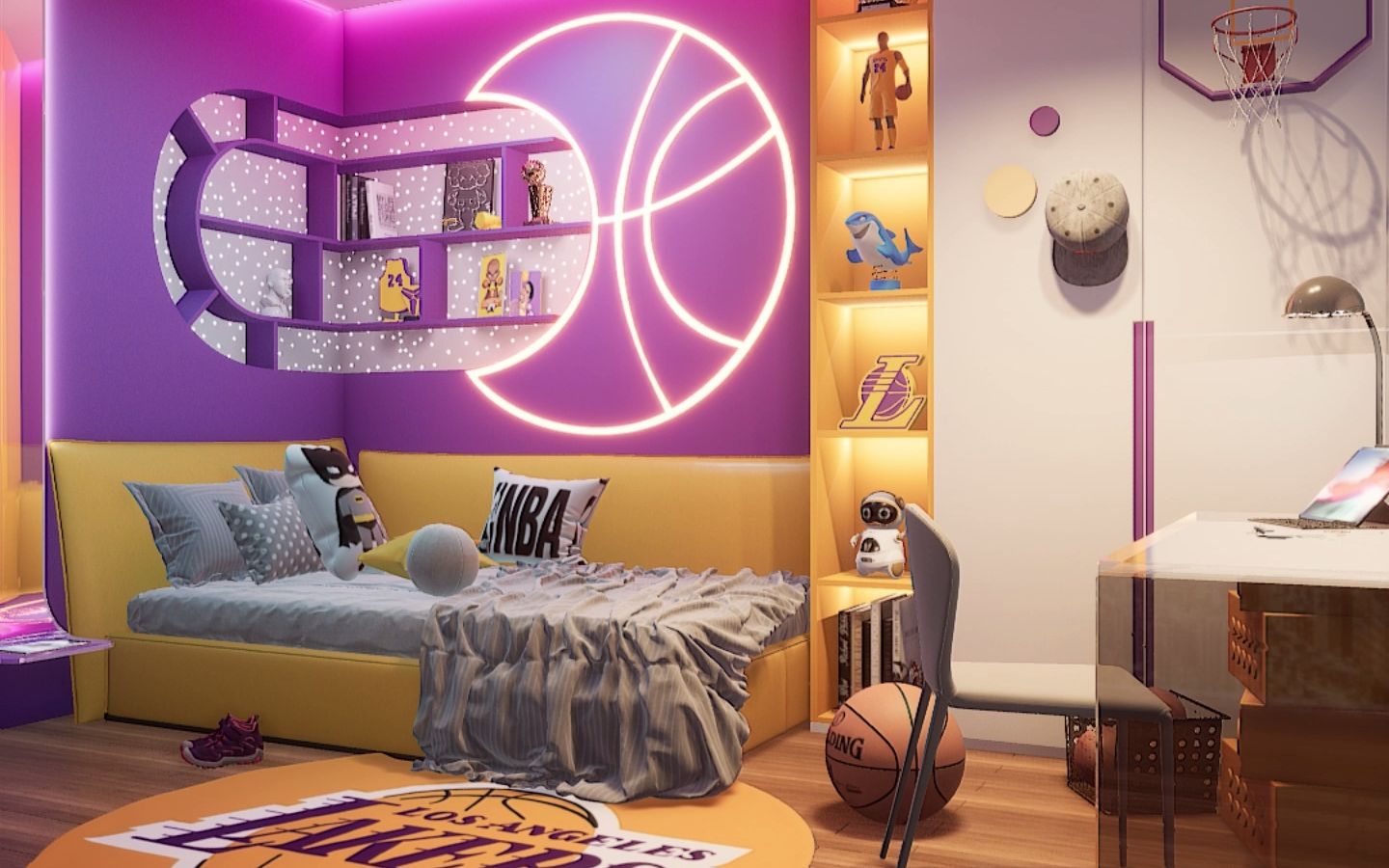科比让篮球有了信仰,那这个儿童房呢?