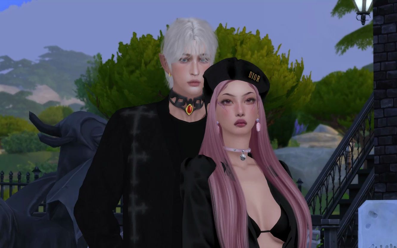 模拟人生4捏人真实风恋爱小情侣成长路上第四期