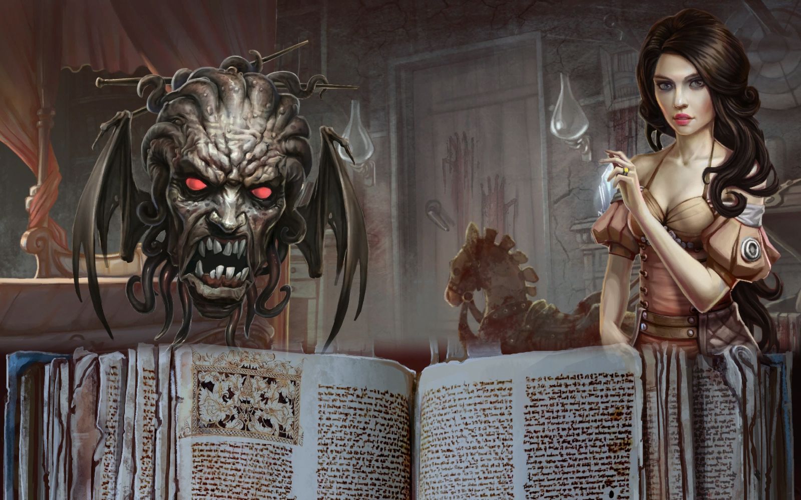 黑色童话《leviathan》主角召唤恶魔 发现妈妈的秘密