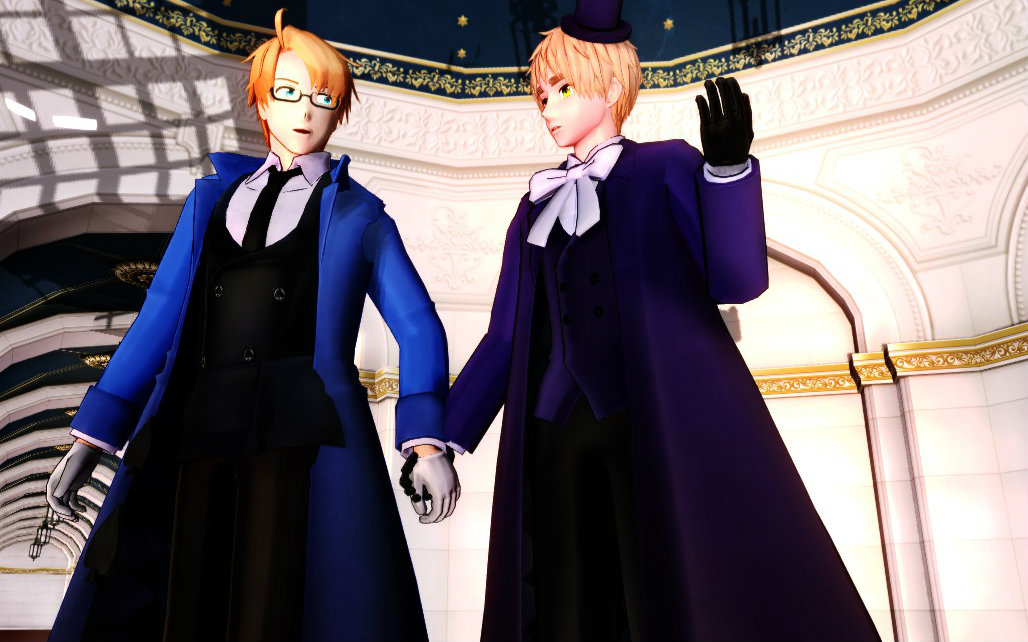 【aph/mmd】黑桃kq的elect