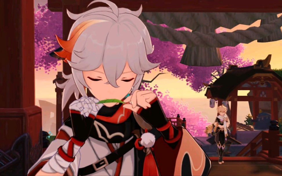 原神万叶旅行者空就算有一天我们去往不同的地方也一定会在世界的某处