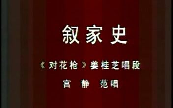 叙家史对花枪姜桂芝宫静哔哩哔哩bilibili