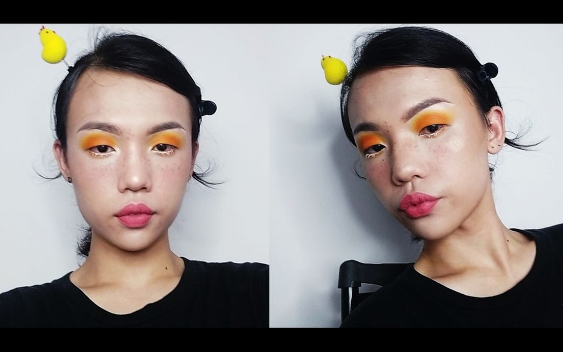 【坤坤】夏日清凉小黄鸡妆容