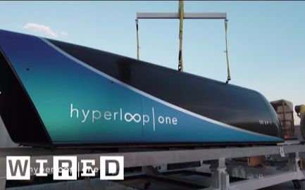 [图]新型交通方式即将出现：超级高铁Hyperloop的第一次成功测试 @柚子木字幕组