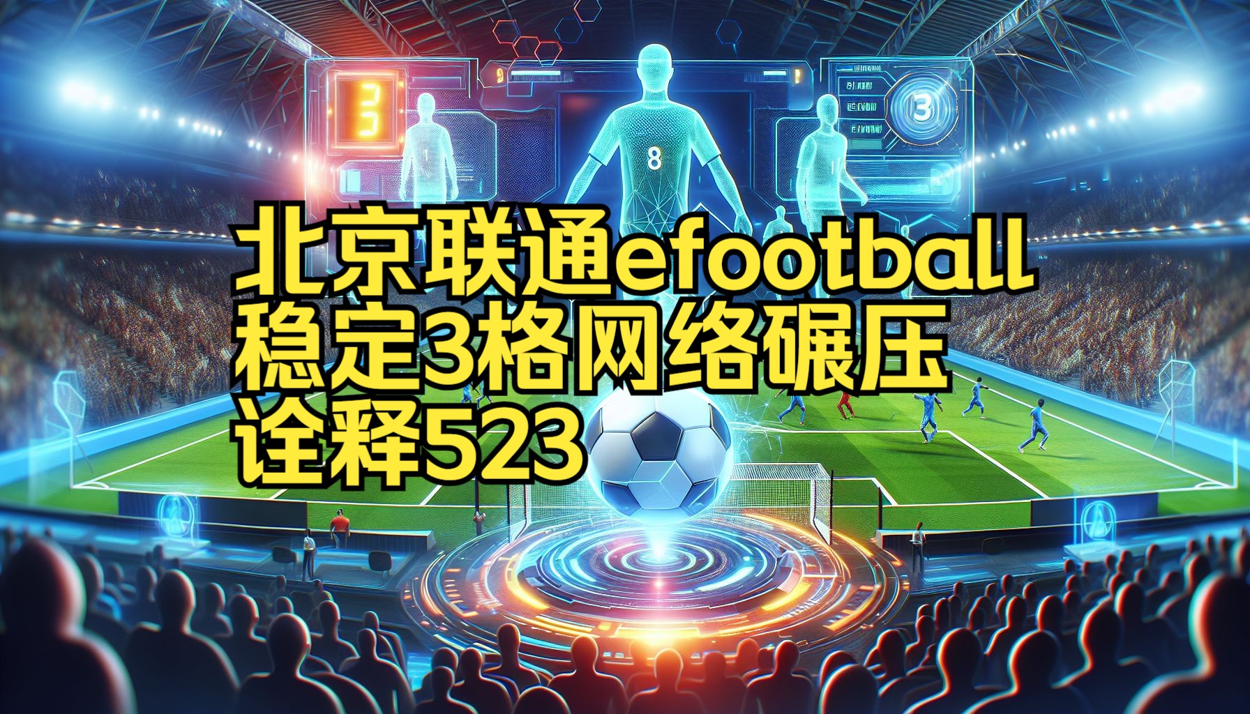 【91实况】北京联通efootball稳定3格网络碾压诠释523