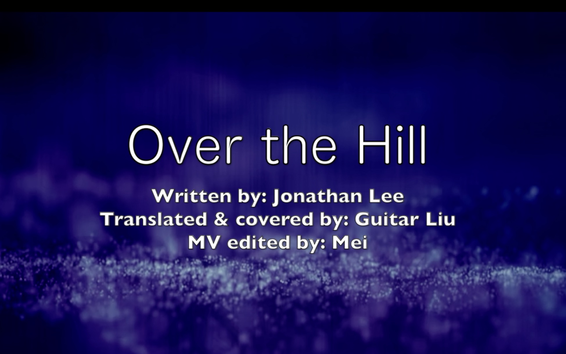 吉他老刘英文翻唱山丘Over the Hill哔哩哔哩bilibili