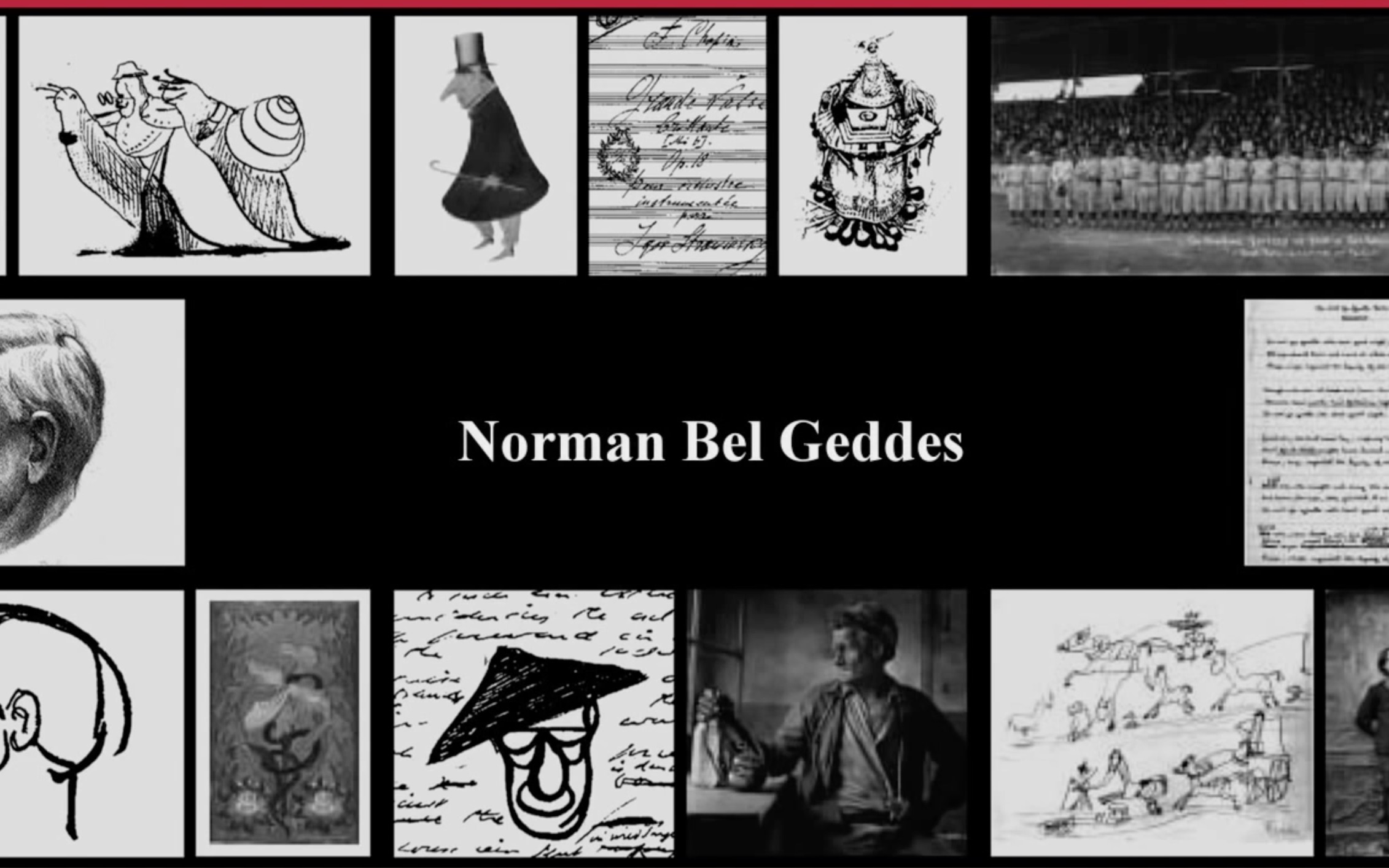 工业设计师诺曼ⷨ𔝥𐔂𗮐Š盖迪斯Norman Bel Geddes的未来主义乌托邦哔哩哔哩bilibili