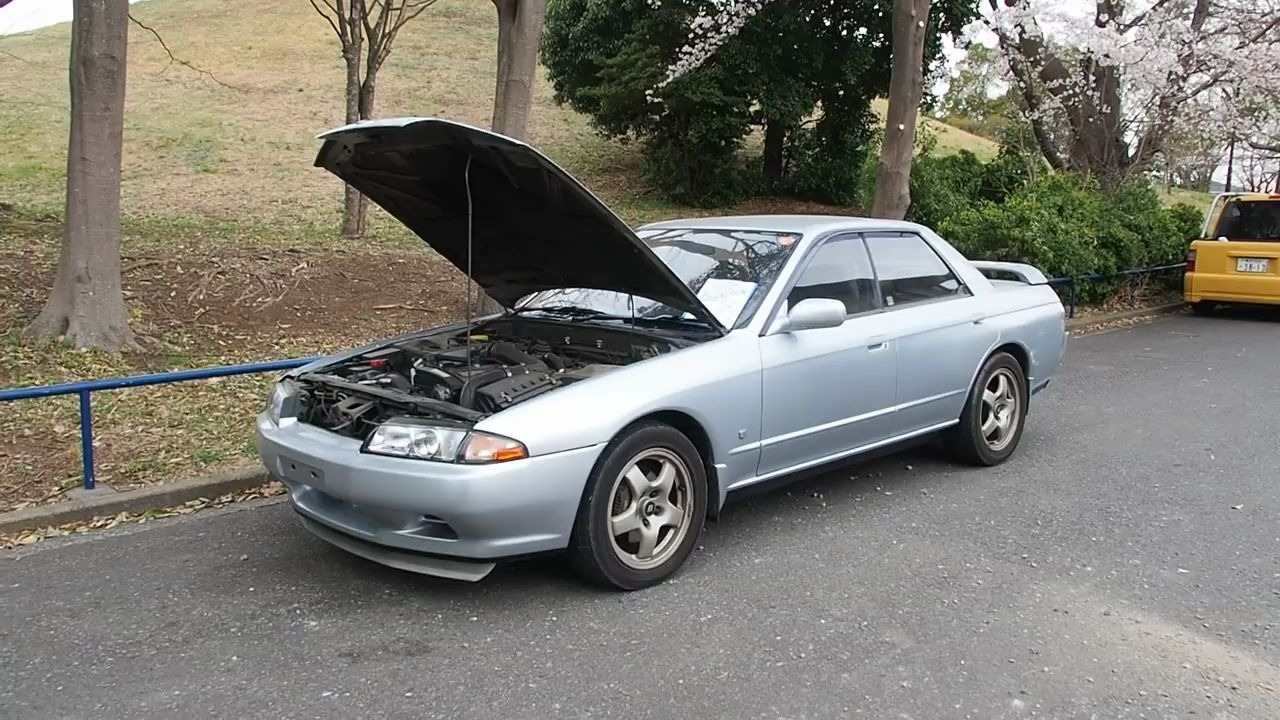 【英语生肉】——实拍1990 nissan skyline gts-t r32 4-door sedan