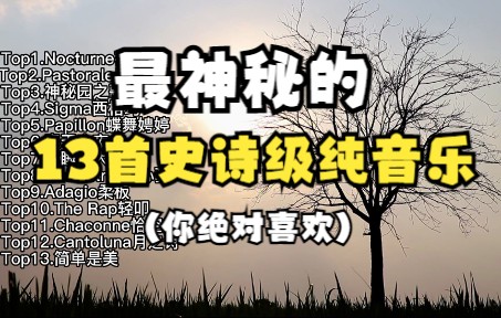 [图]最空灵的13首纯音乐，来自神秘园的歌声，解放你的心灵！