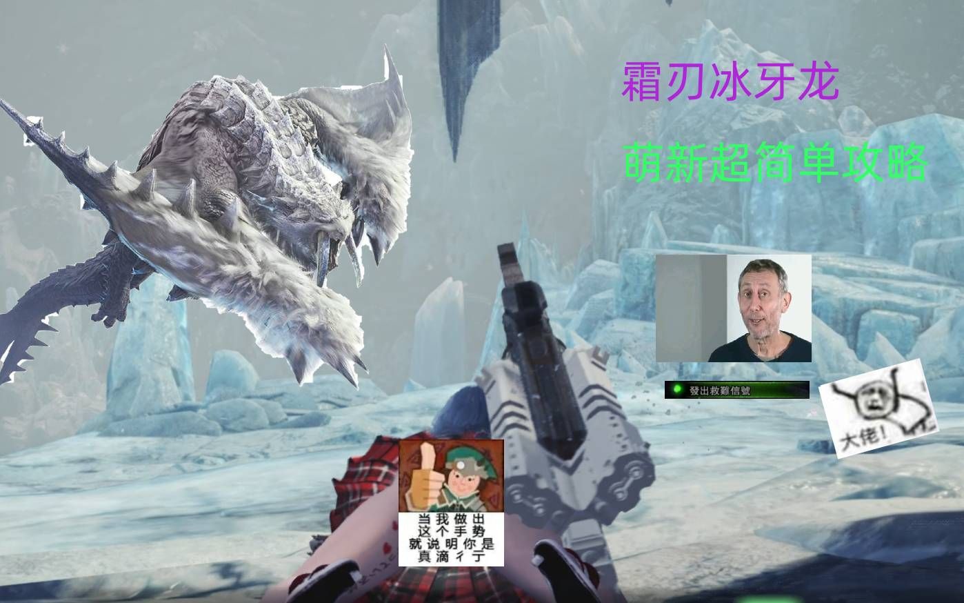 MHW 霜刃冰牙龙 萌新攻略 有手就行哔哩哔哩bilibili