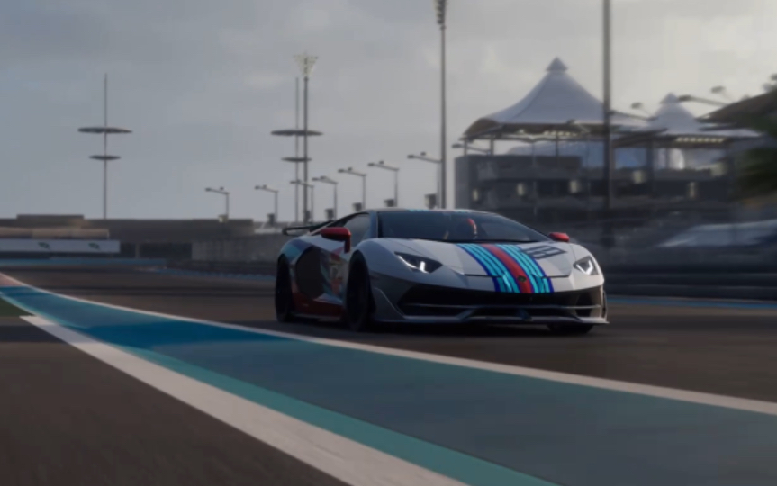 巅峰极速 兰博基尼svj马天尼涂装(老涂装了我觉得挺好看的)